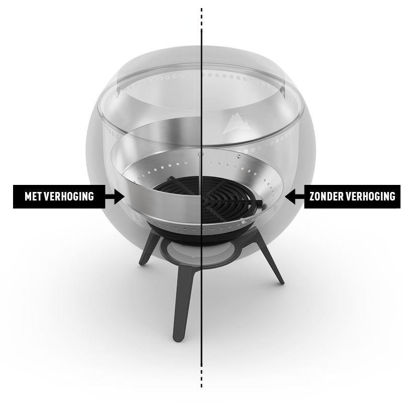 Höfats MOON 45 Verhoging voor asschaal - Firesite