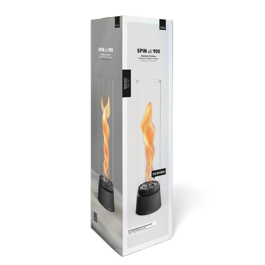 Höfats SPIN Air 900 Tafelvuur Mat Zwart - Firesite