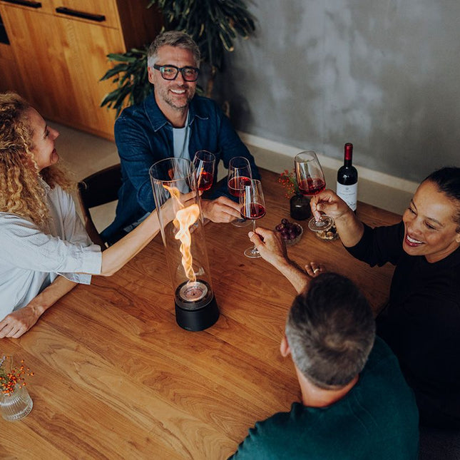 Höfats SPIN Air 1200 Tafelvuur Mat Zwart