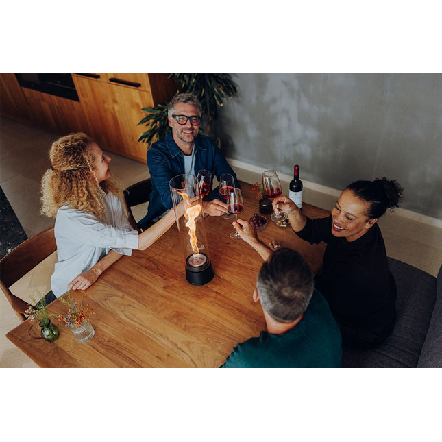 Höfats SPIN Air 1200 Tafelvuur Mat Zwart