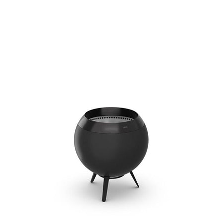 Höfats MOON 45 All Black Vuurschaal met standaard laag 45 cm - Firesite