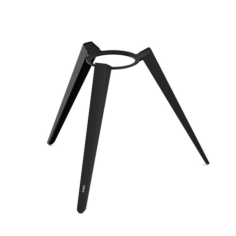 Höfats MOON 45 All Black Vuurschaal met standaard hoog 45 cm - Firesite