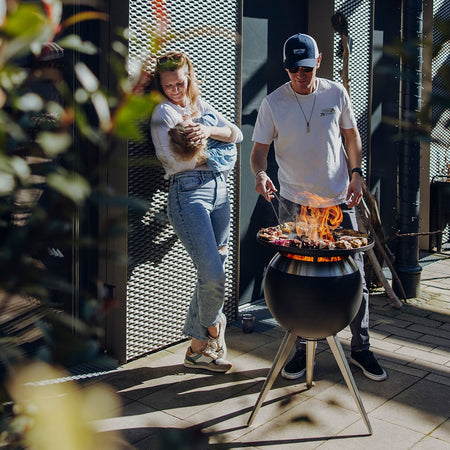 Höfats MOON 45 Plancha grillplaat - Firesite