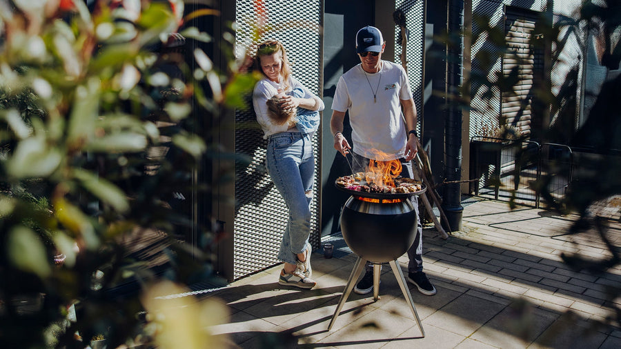 Höfats MOON 45 Plancha grillplaat - Firesite