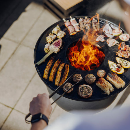 Höfats MOON 45 Plancha grillplaat - Firesite