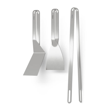 Höfats BBQ Tool Set van 3 RVS Zilver