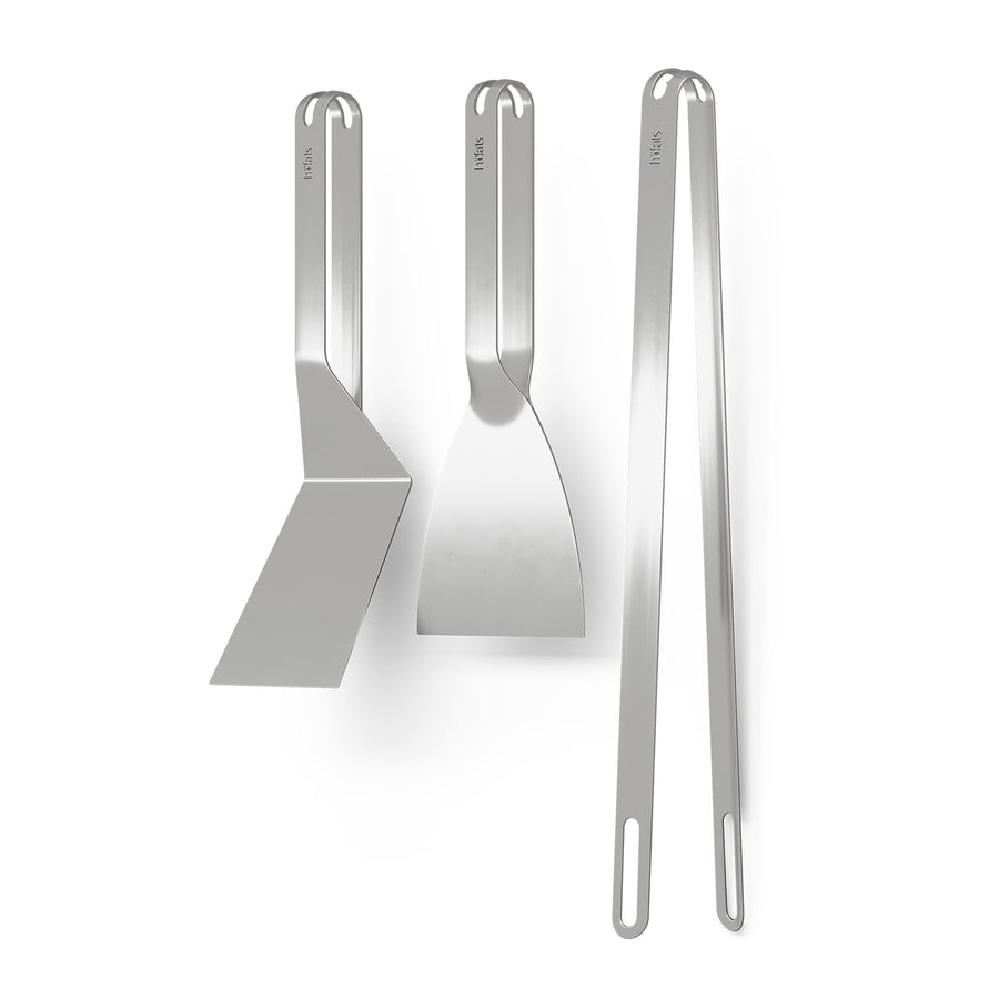 Höfats BBQ Tool Set van 3 RVS Zilver - Firesite
