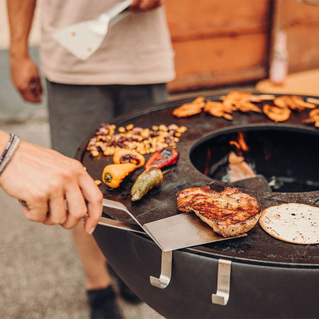 Höfats BBQ Draaier RVS Zilver - Firesite