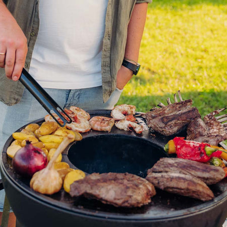 Höfats BBQ Tool Set van 3 RVS Zwart - Firesite