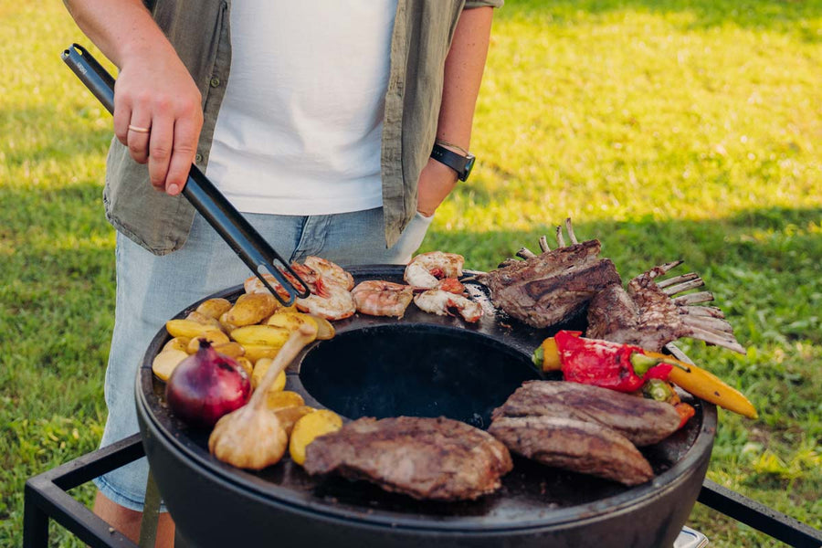 Höfats BBQ Tool Set van 3 RVS Zwart - Firesite