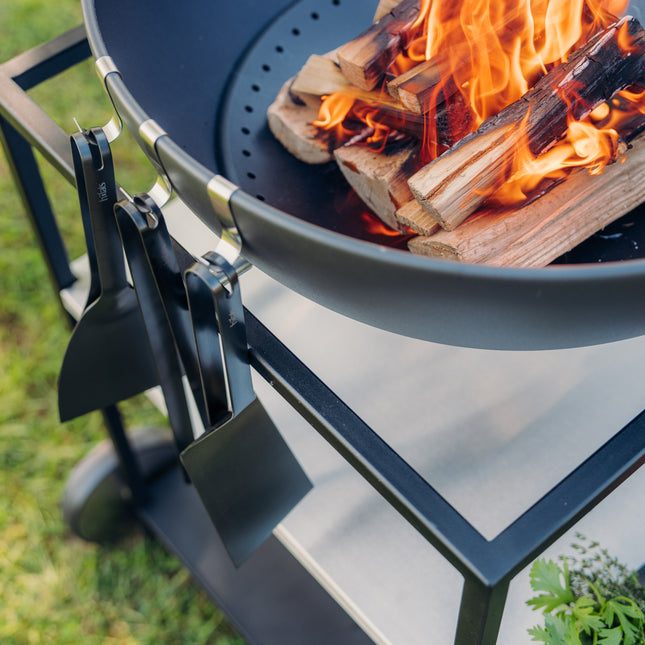 Höfats BBQ Tool Set van 3 RVS Zwart