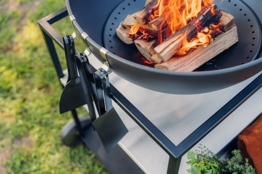 Höfats BBQ Draaier RVS Zwart - Firesite
