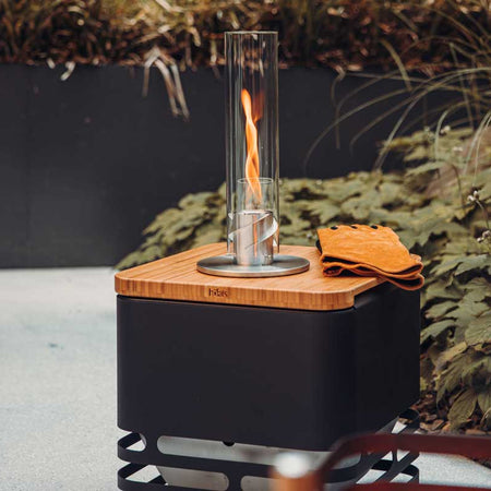 Höfats CUBE Vuurkorf Flip Set Zwart - Firesite