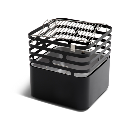 Höfats CUBE Vuurkorf BBQ Set Zwart - Firesite