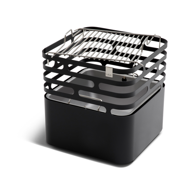 Höfats CUBE Vuurkorf BBQ Set Zwart