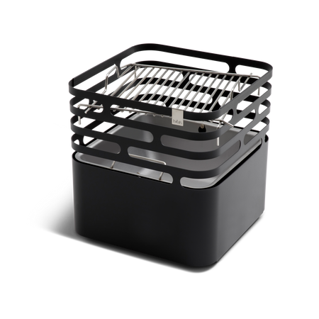 Höfats CUBE Vuurkorf BBQ Set Zwart - Firesite