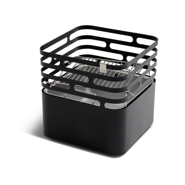 Höfats CUBE Vuurkorf BBQ Set Zwart