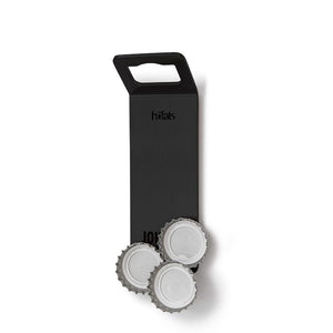 Höfats Johnny Catch Flesopener met magneet Zwart
