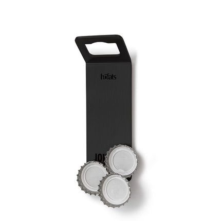 Höfats Johnny Catch Flesopener met magneet Zwart