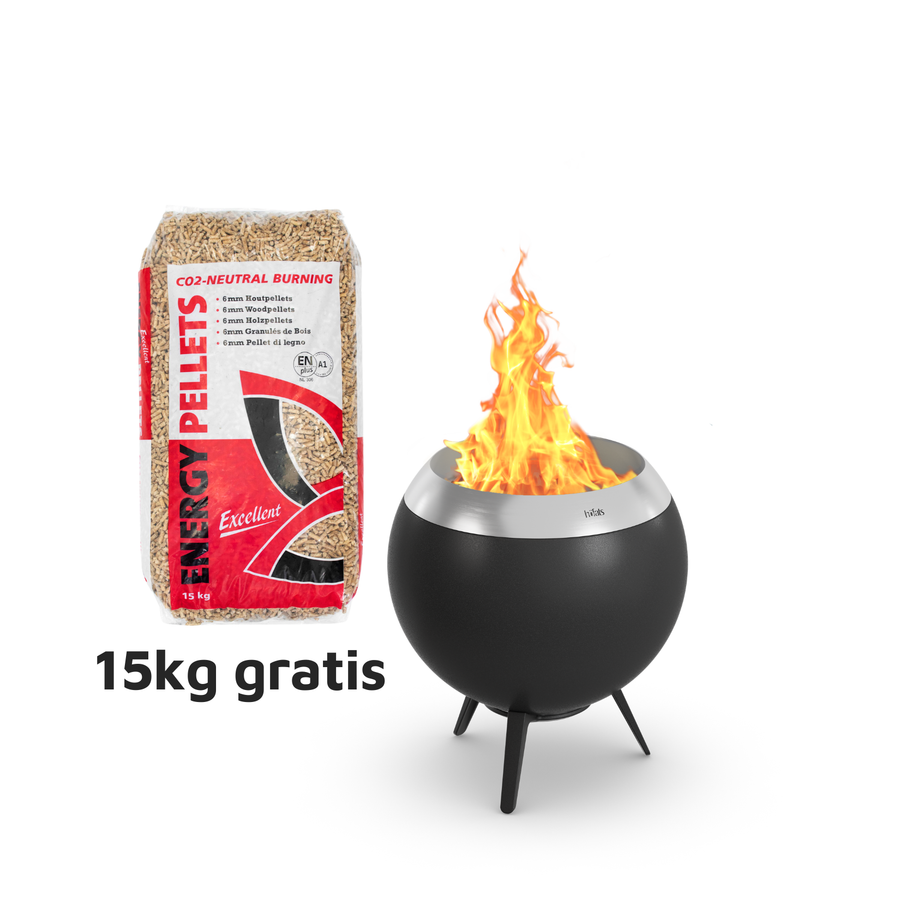Höfats MOON 45 Vuurkorf met standaard laag 45 cm