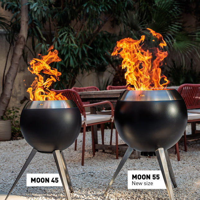 Höfats MOON 55 rookvrije Vuurkorf met standaard laag 55 cm