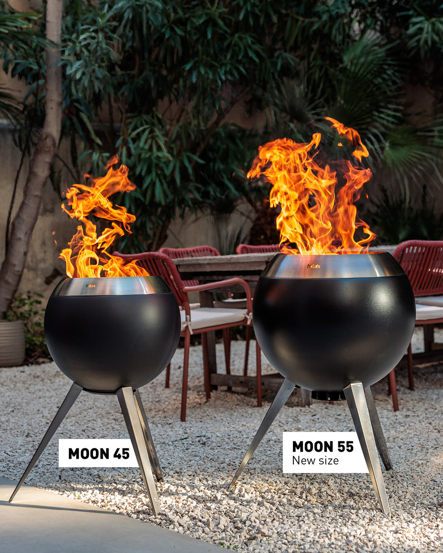 Höfats MOON 55 rookvrije Vuurkorf met standaard laag 55 cm 3