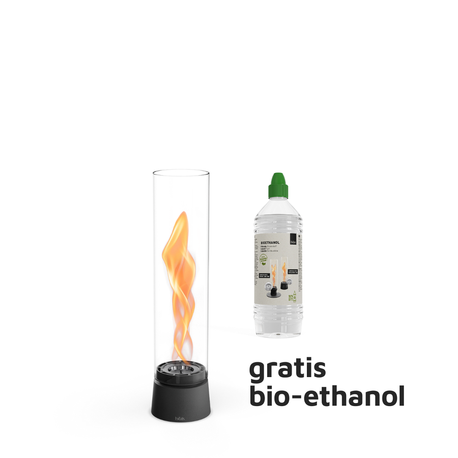 Höfats SPIN Air 900 Tafelvuur Mat Zwart - Firesite