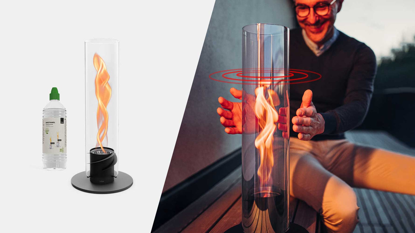 Höfats SPIN Air 1200 Tafelvuur All Black