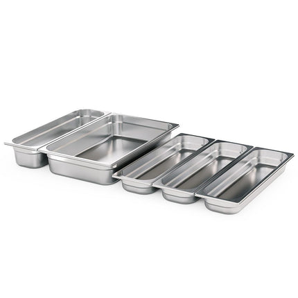 Höfats Buitenkeuken Roestvrijstalen Bakken set van 5