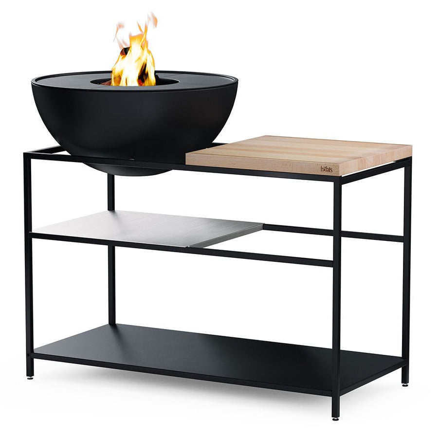 Höfats Buitenkeuken met BOWL 70 - Firesite