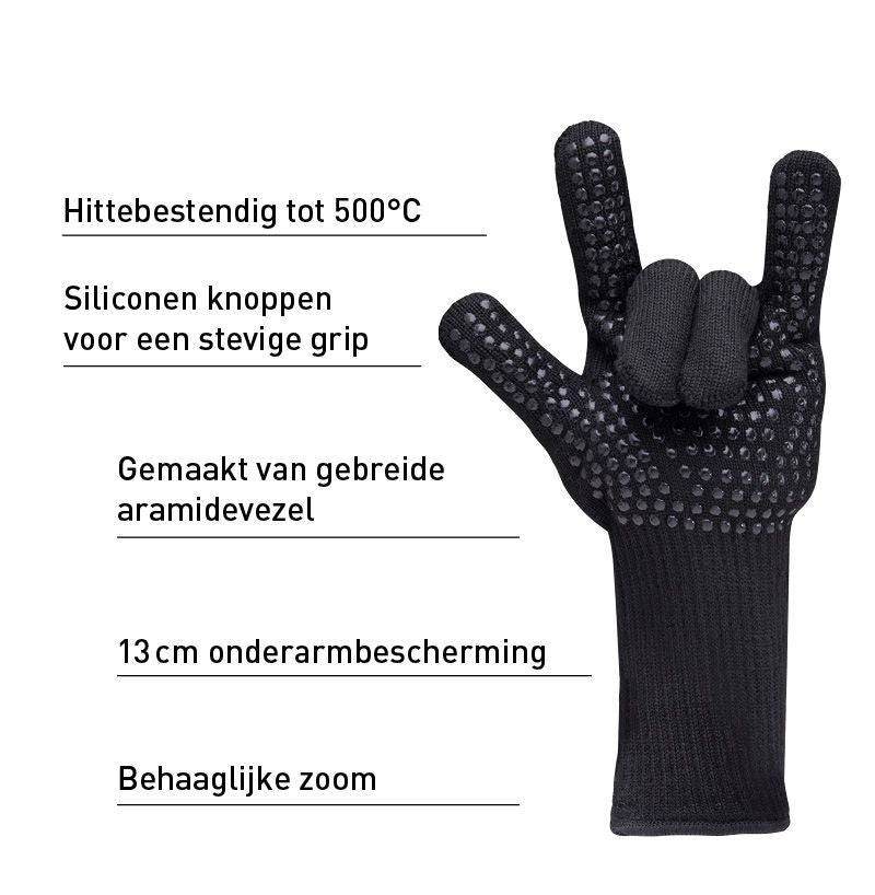 Höfats Vuurvaste handschoenen Leer - Firesite