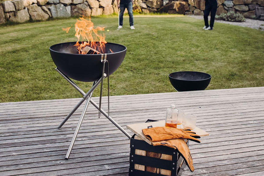 Höfats Bowl 57 Tripod Standaard Hoog - Firesite