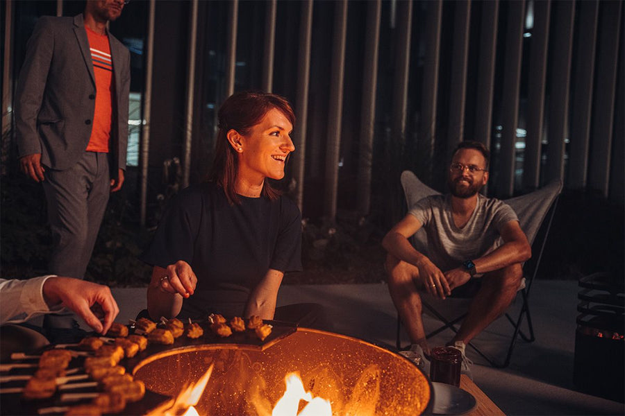 Höfats Bowl 70 Vuurschaal Plancha BBQ Set Laag - Firesite