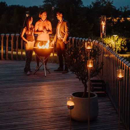 Höfats Voet voor grondpen Gravity Candle Lantaarn - Firesite