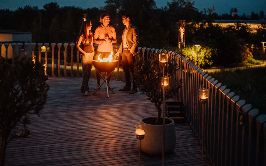 Höfats Voet voor grondpen Gravity Candle Lantaarn - Firesite
