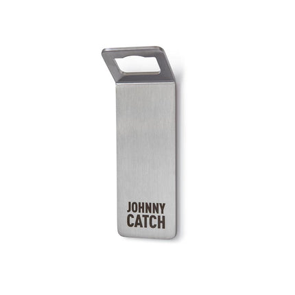 Höfats Johnny Catch Flesopener met magneet Zilver