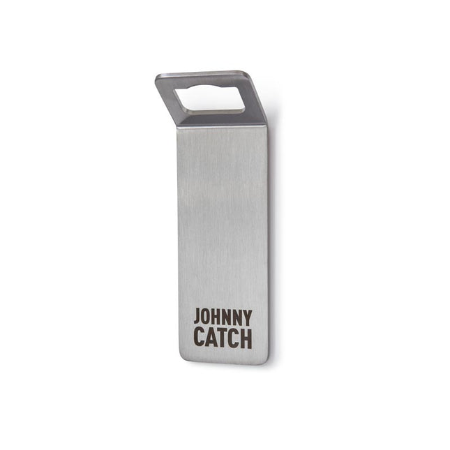 Höfats Johnny Catch Flesopener met magneet Zilver