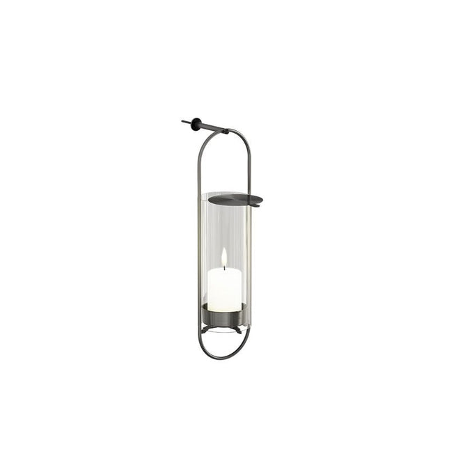 Höfats Oval Candle muursteun Zwart