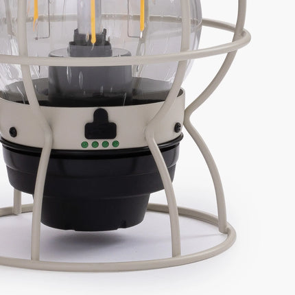 Barebones Railroad Lantern Vintage White LIV-180 LED-lantaarn