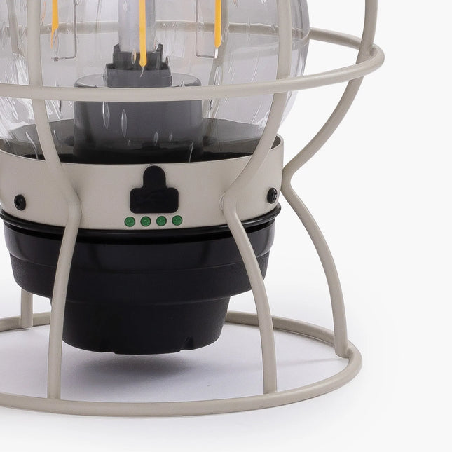 Barebones Railroad Lantern Vintage White LIV-180 LED-lantaarn