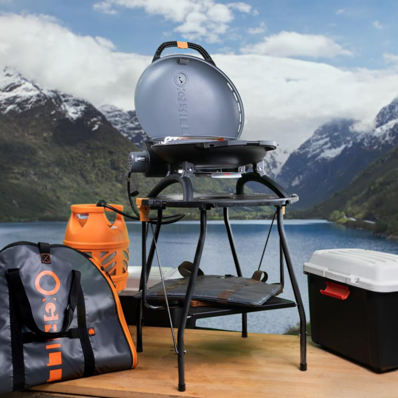 O-Grill 500 gasbarbecue zwart, ander aanzicht