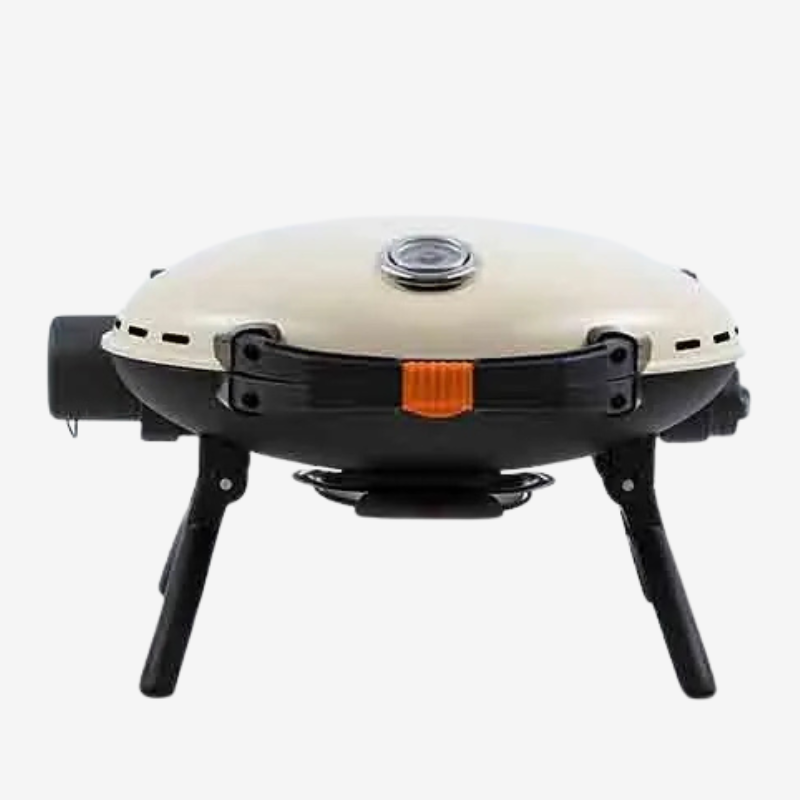 O-Grill 500 gasbarbecue crème, geopend