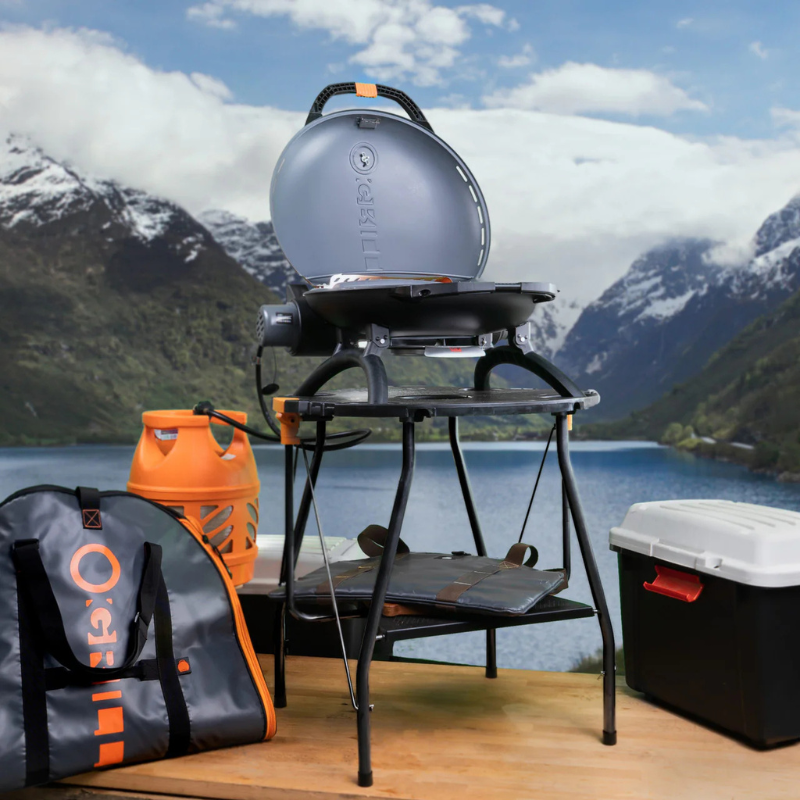 O-Grill 900 gasbarbecue zwart, ander aanzicht