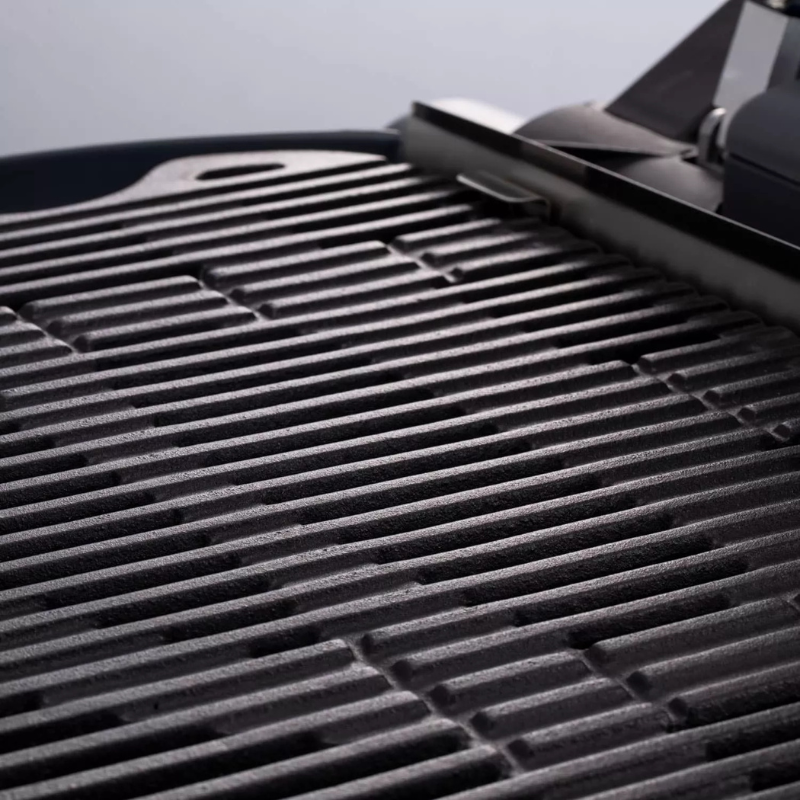 O-Grill 900 gasbarbecue blauw, geopend
