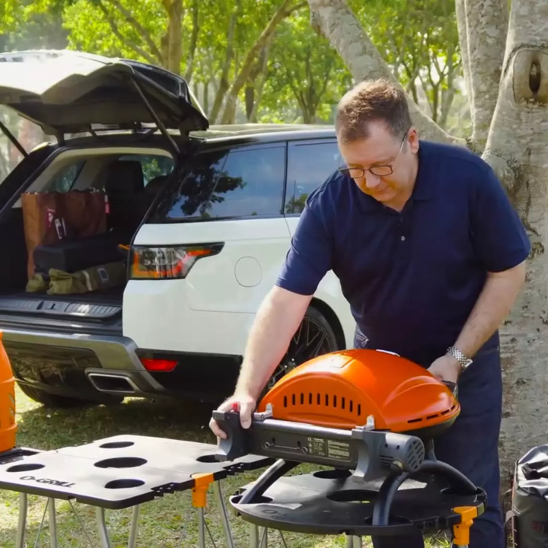 O-Grill 900 gasbarbecue oranje