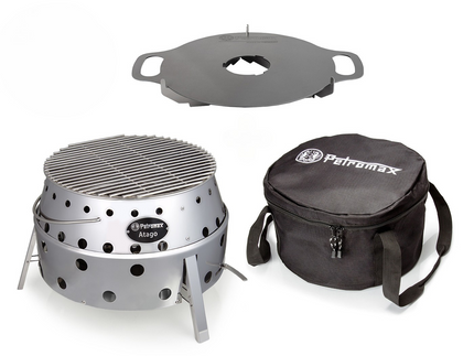 Petromax Atago Set met grill, grillplaat en transporttas