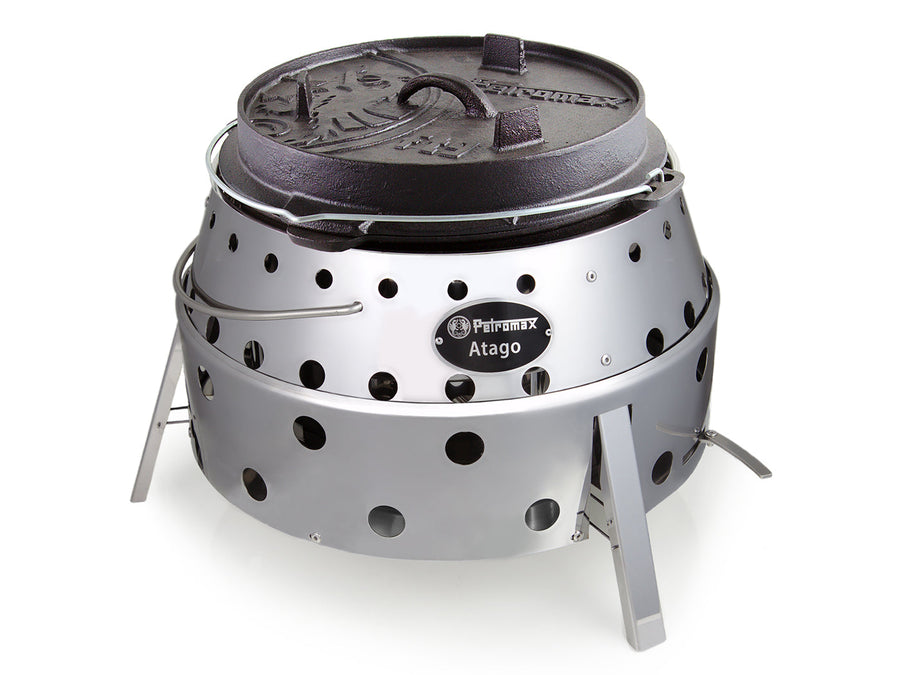 Petromax Atago Set met grill, grillplaat en transporttas - Firesite