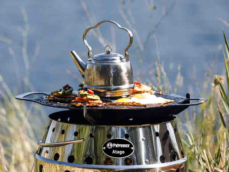 Petromax Atago Set met grill, grillplaat en transporttas - Firesite
