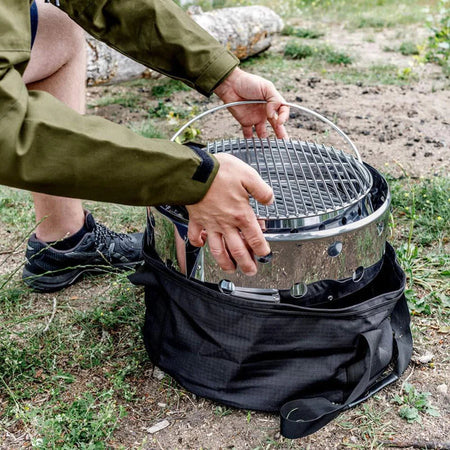Petromax Atago Set met grill, grillplaat en transporttas - Firesite