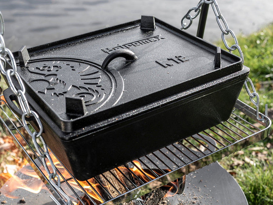 Petromax Broodpan met deksel K12 8L - Firesite